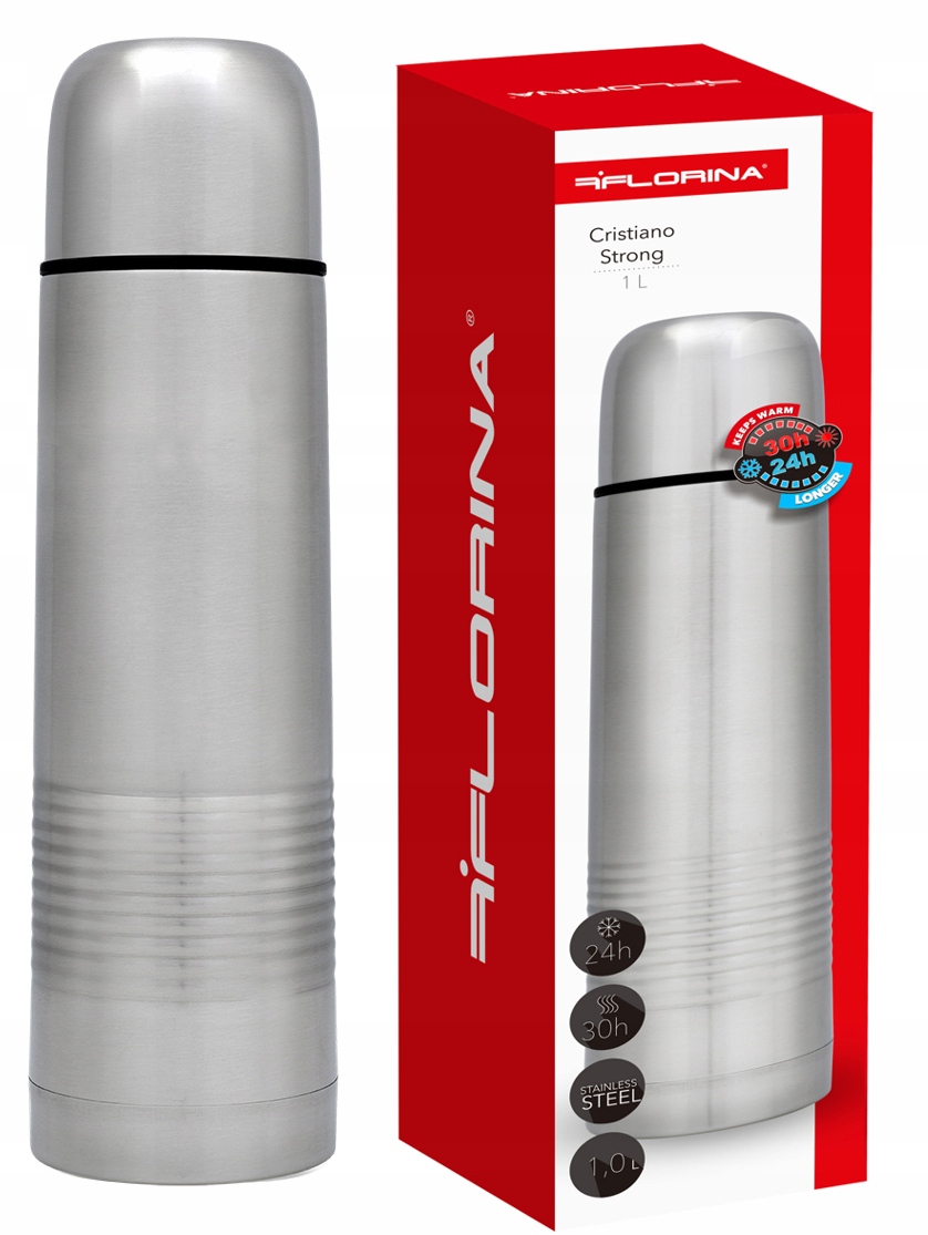 

Termos Cristiano Strong nierdzewny 1L