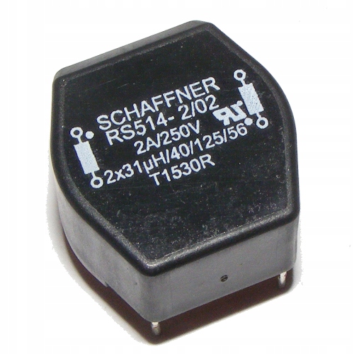 

Dławik RS514-2/02 2x31uH 2A 250V Schaffner