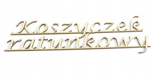 

Decoupage Dekor Napis 'Koszyczek ratunkowy' KK89