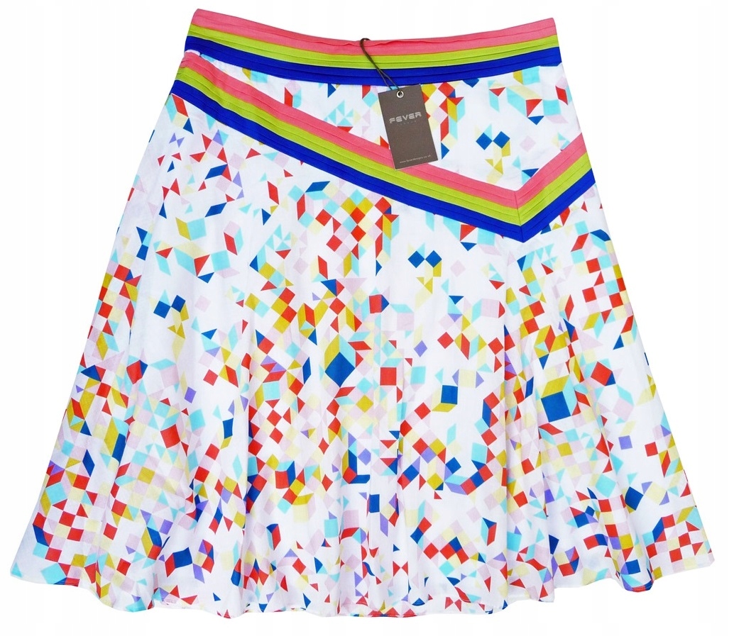 SPÓDNICA Fever London r 40 geometryczne wzory