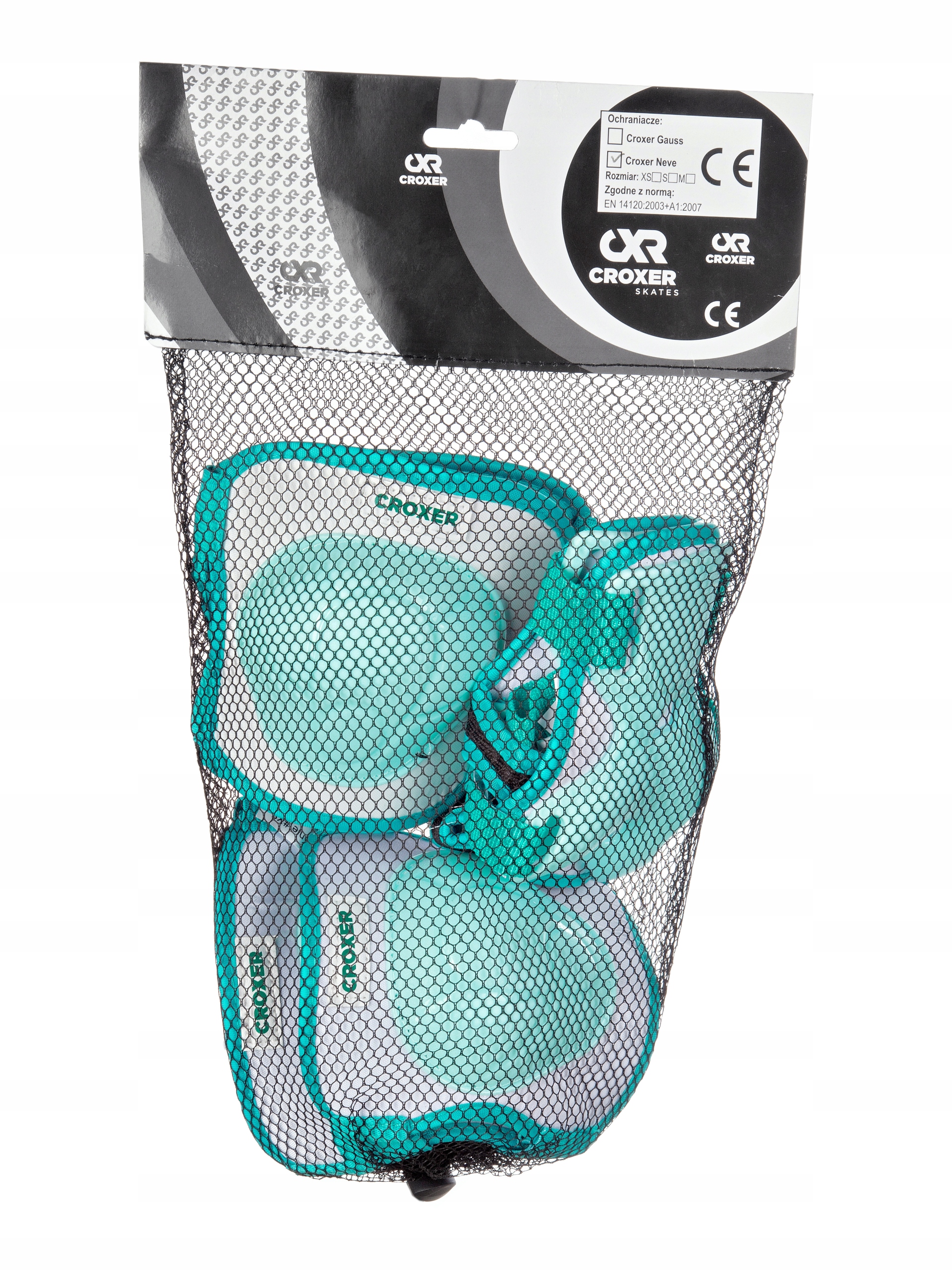 Zestaw miętowy CROXER Neve Ochraniacze M + Kask M Marka Croxer
