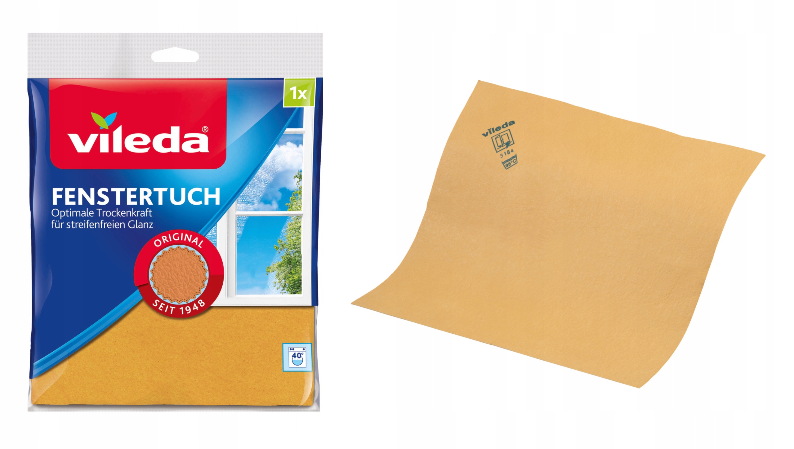 

Vileda Pucerka Ściereczka Okienna Ścierka Extra