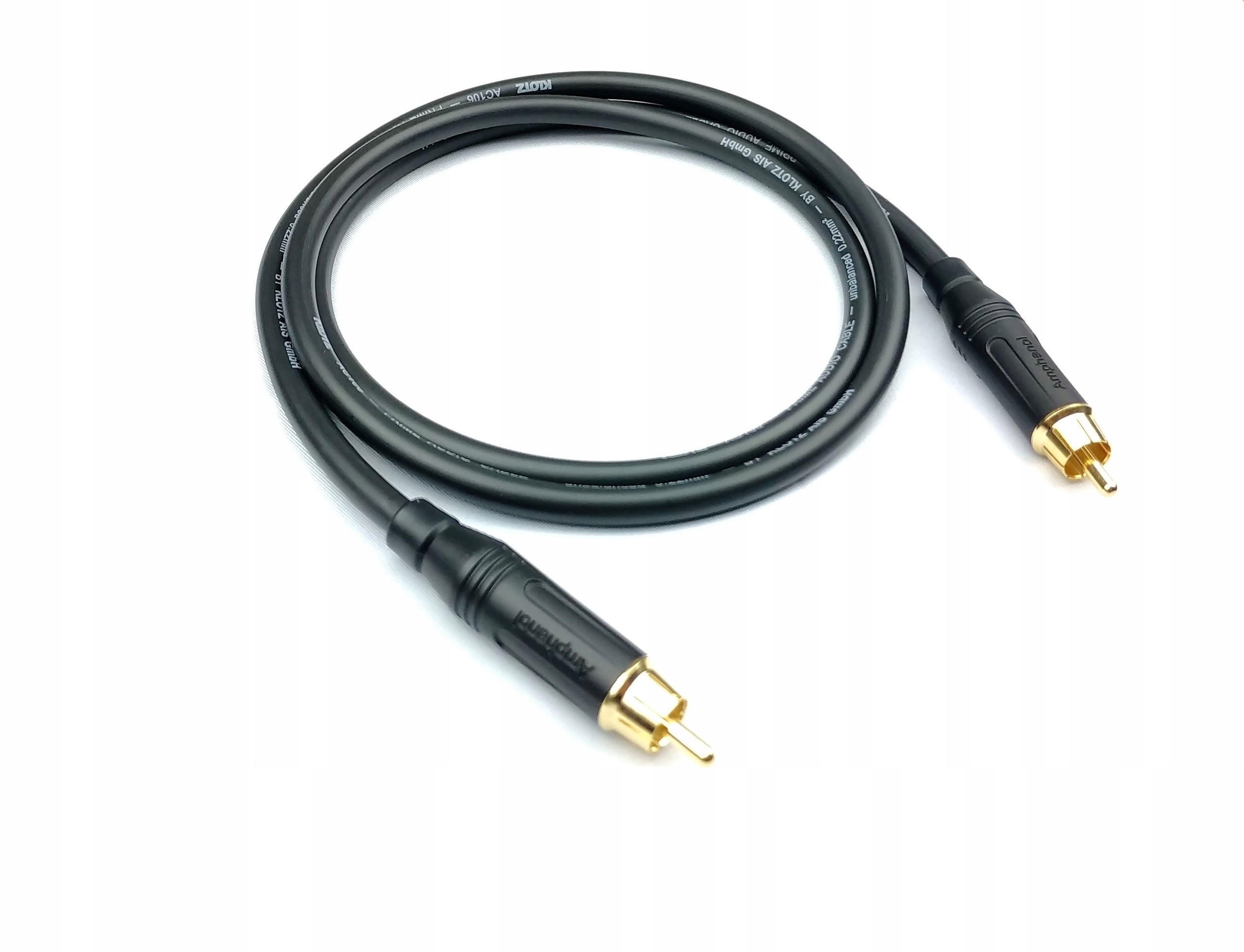 

Klotz AC106 Kabel do Subwoofera 1x Rca Cinch 1 m