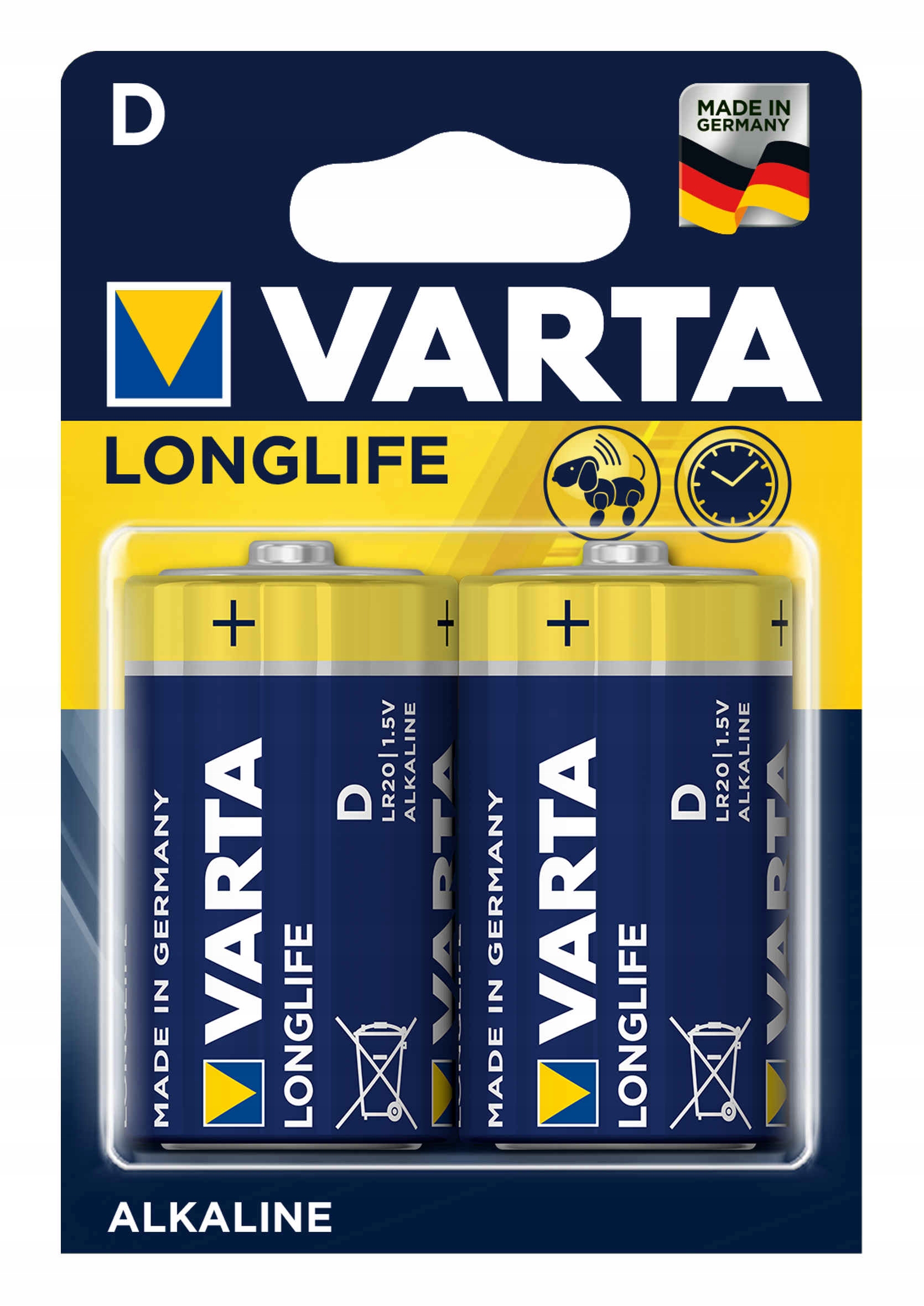 

2x Baterie Alkaliczne Varta Longlife LR20 D