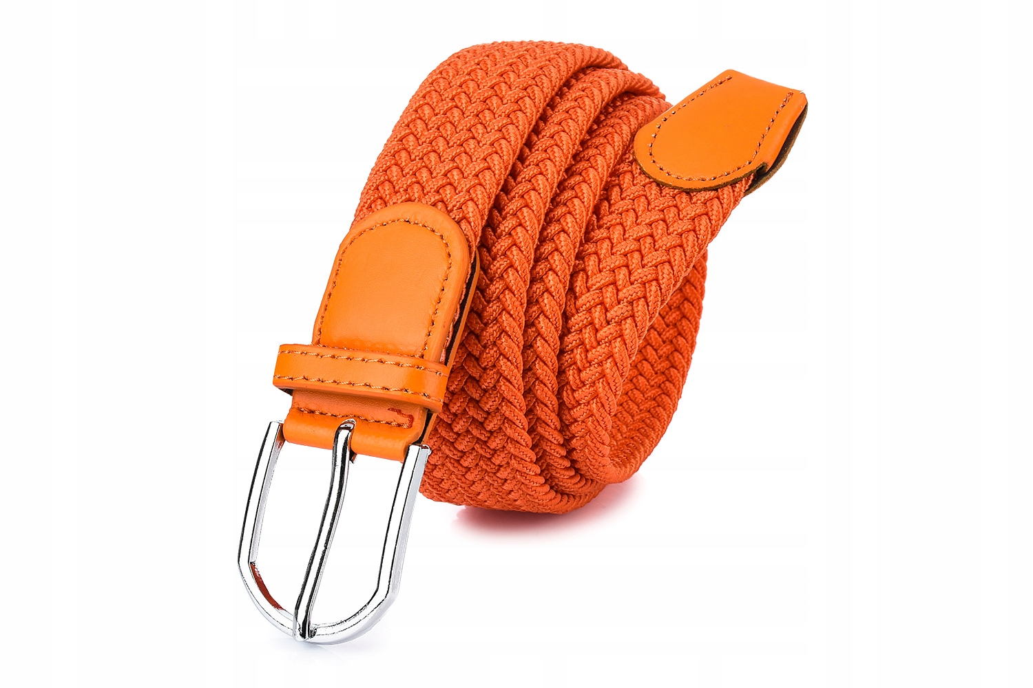 

Damski pasek parciany plecionka skóra elastyczny