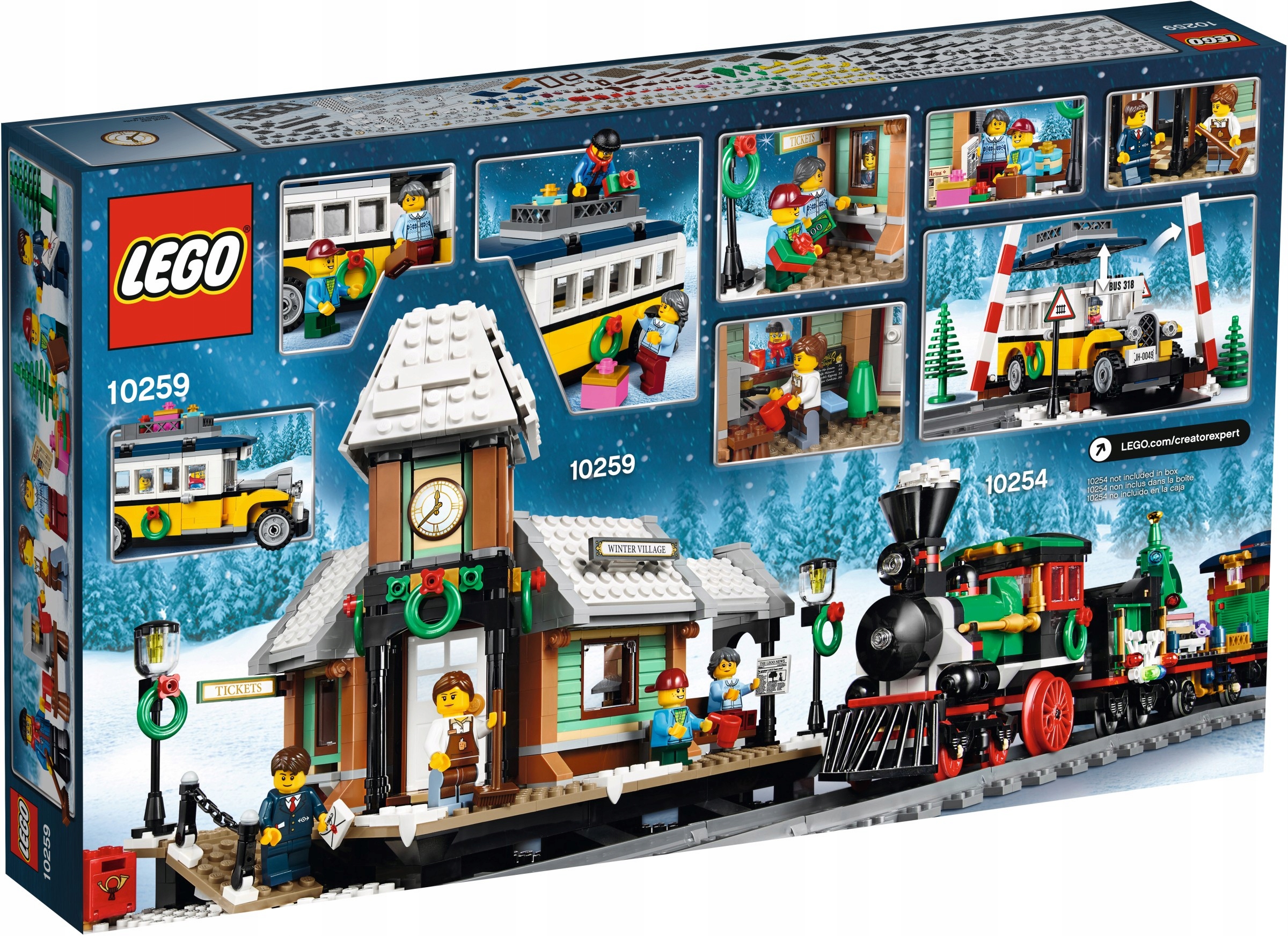 LEGO CITY 10259 DWORZEC KOLEJOWY STACJA PERON TORY Marka LEGO