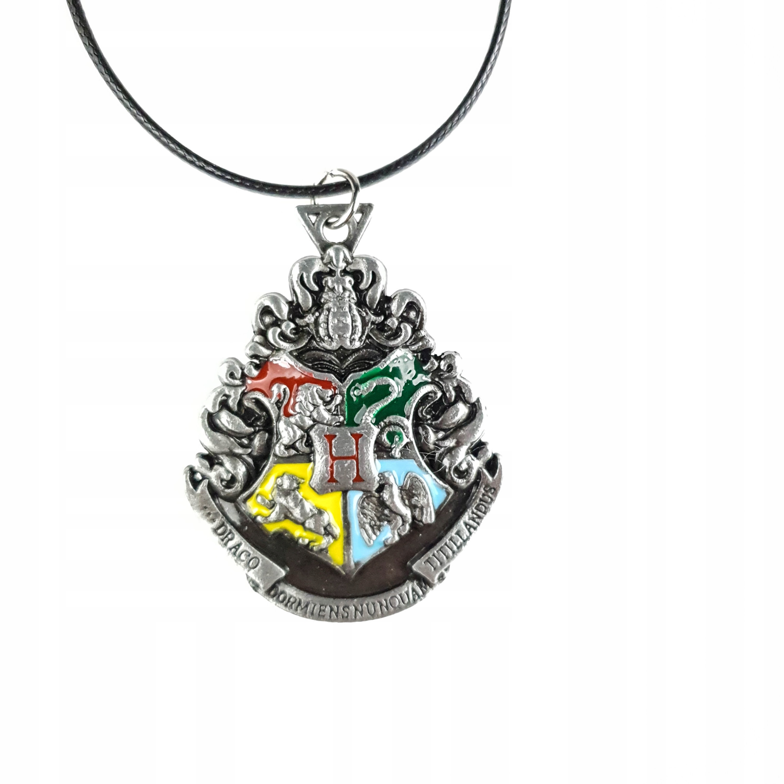 

Piękny Naszyjnik Harry Potter Hogwart Srebrny