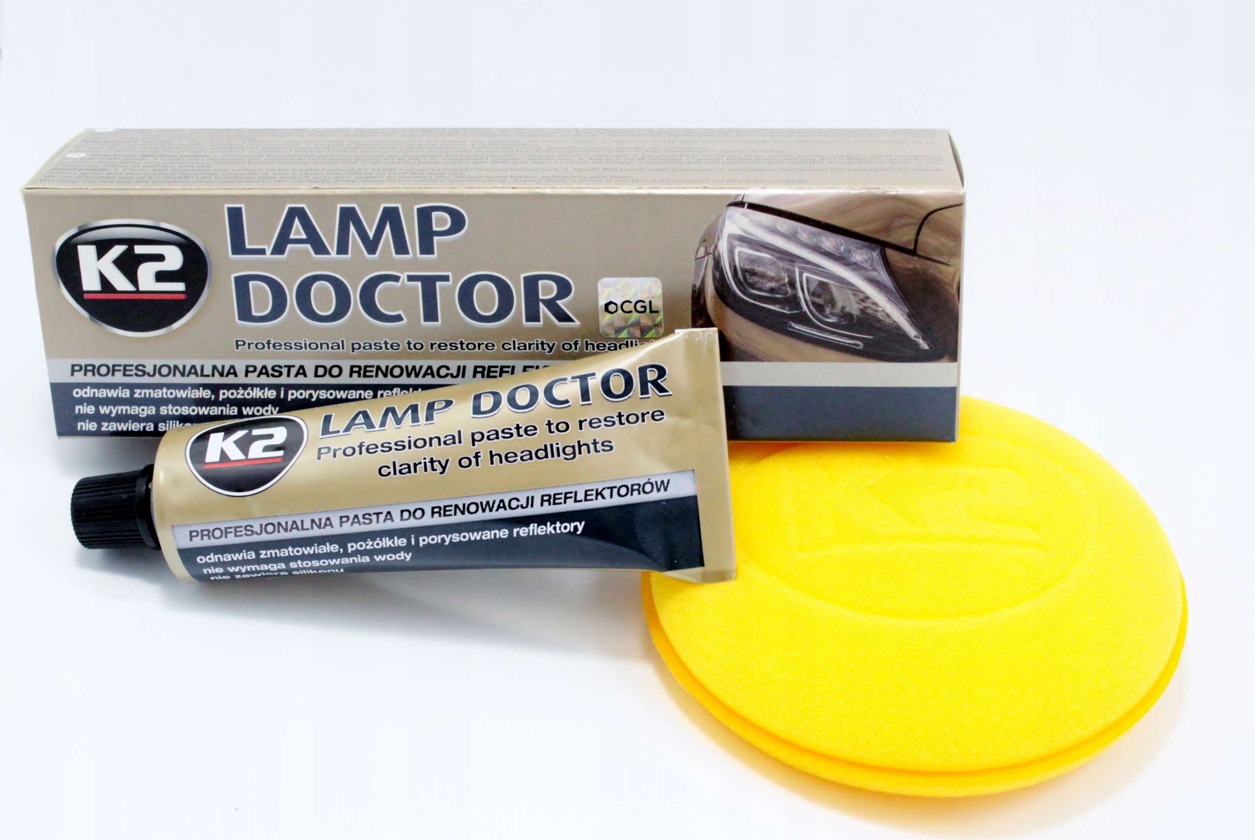 K2 Lamp doctor pasta do reflektorów Lamp+aplikator