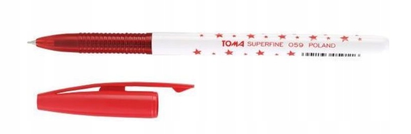 

Długopis Toma Superfine TO-059 0,5 mm czerwony