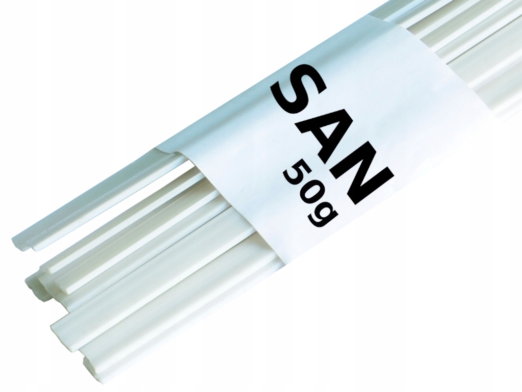 

Tworzywo Plastik Spoiwo San Pasek 8mm 50g