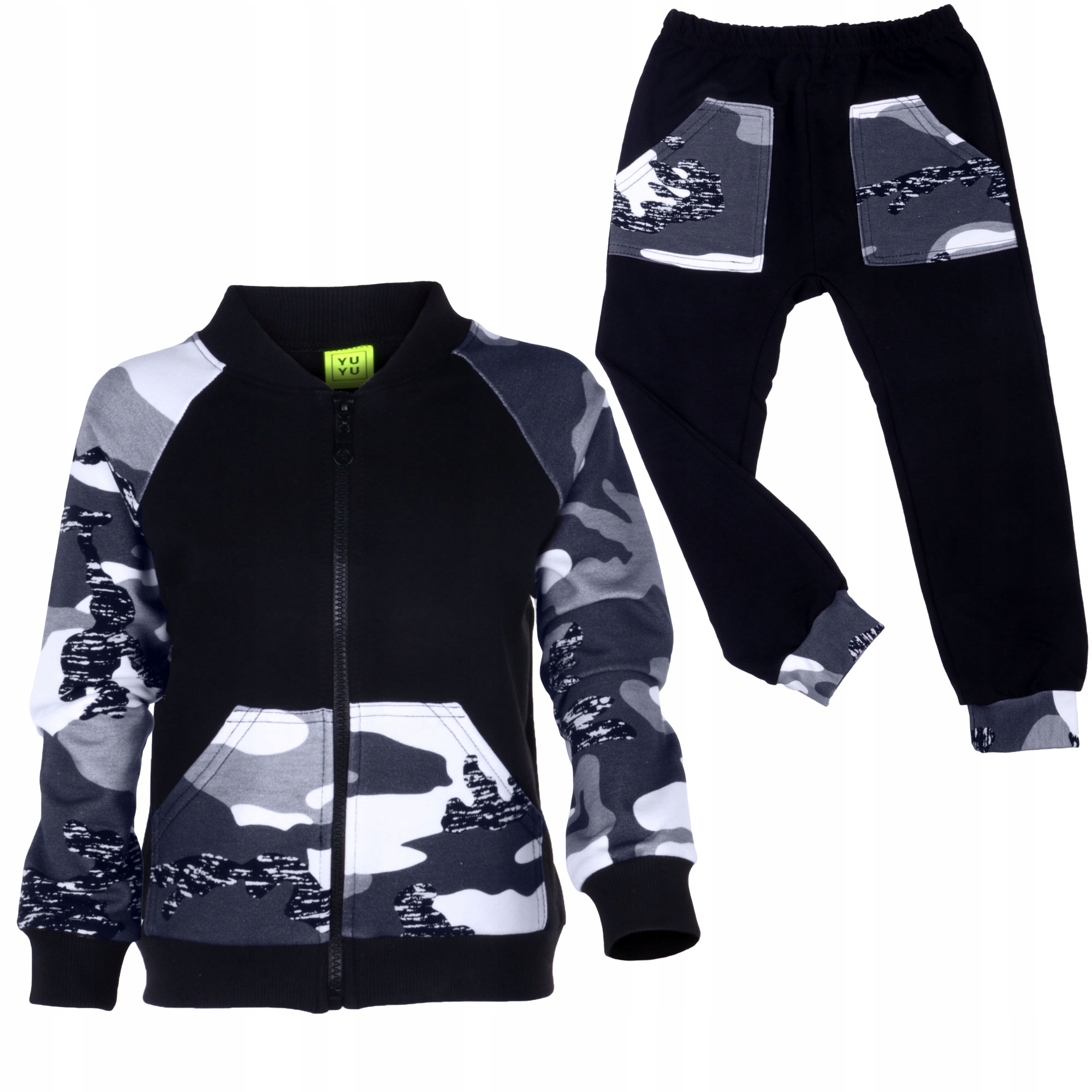 

Bobas Dres Bluza Bomberka Moro+ Spodnie Czarne 104