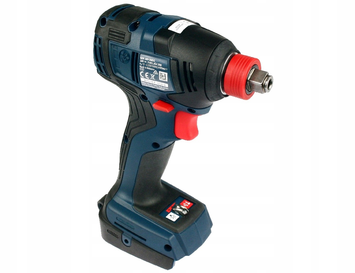 KLUCZ UDAROWY GDX 18V-200 C BOSCH KORPUS BODY Prędkość obrotowa 3400 RPM