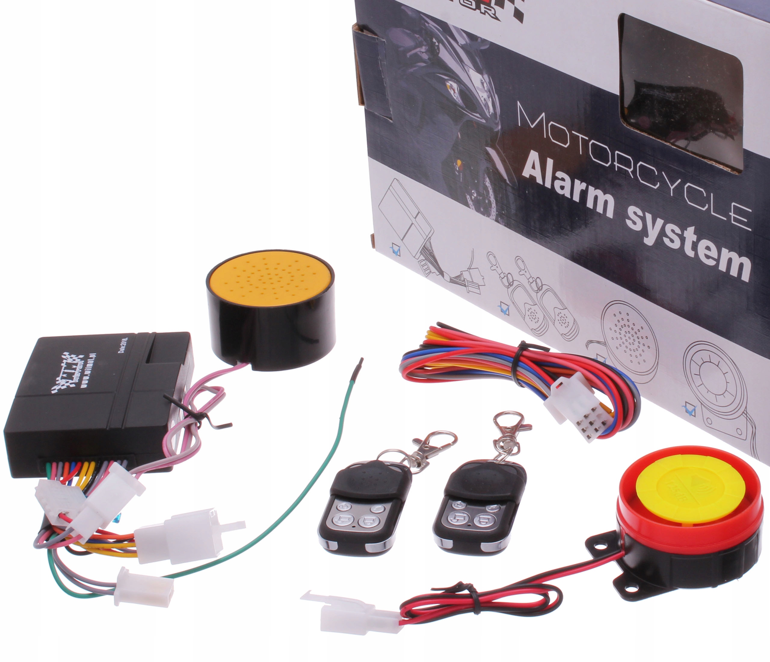 

Alarm Motocyklowy Lektor Polski Syrena Pilot 12V