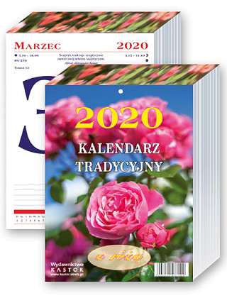 

Kalendarz z różą 2020 zdzierak bardzo duży kastor