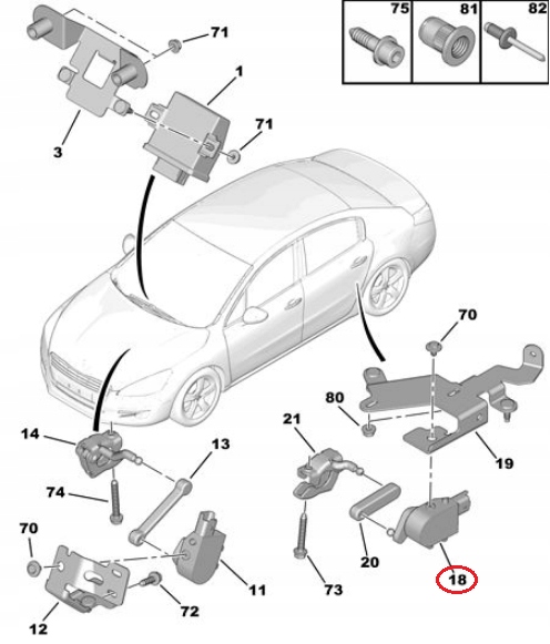 Czujnik Wysokości Ksenonów Peugeot 508 Oryginał ! Za 218 Zł Z Sulejówek - Allegro.pl - (7884165899)