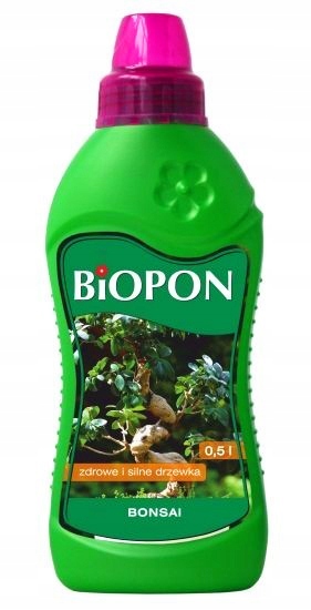 

Biopon Płynny Nawóz Odżywka Do Drzewek Bonsai 0,5