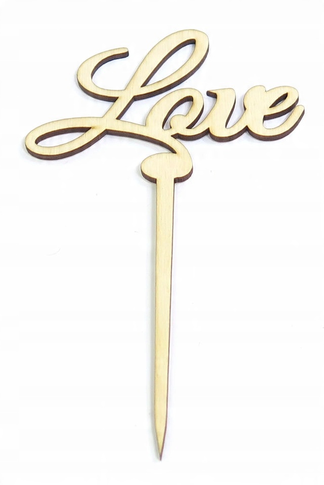 

Dekor Love Topper Toper Decoupage Na Tort ZO52