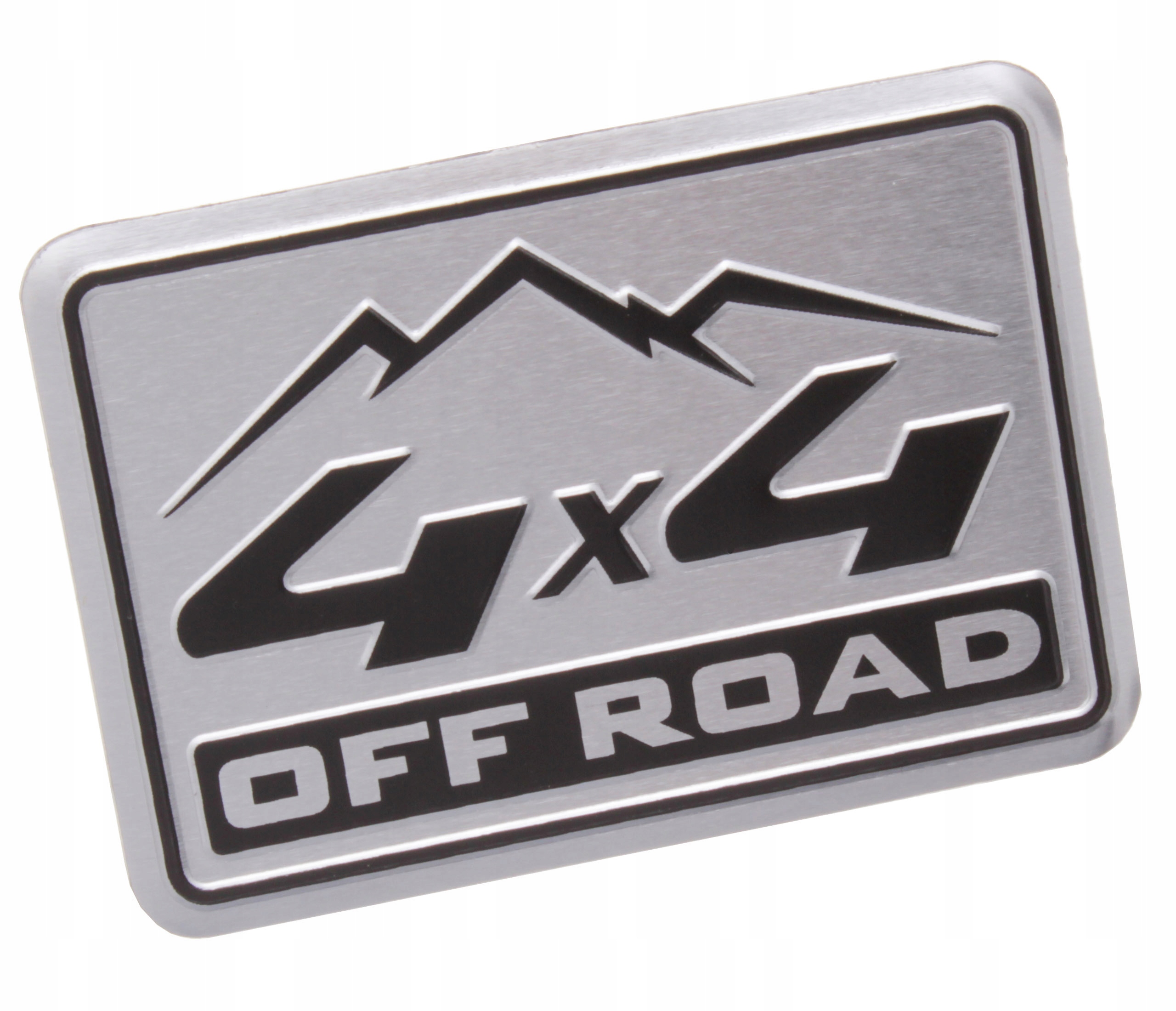 

Naklejka Aluminiowy Emblemat 4x4 Off Road Chrom 3D
