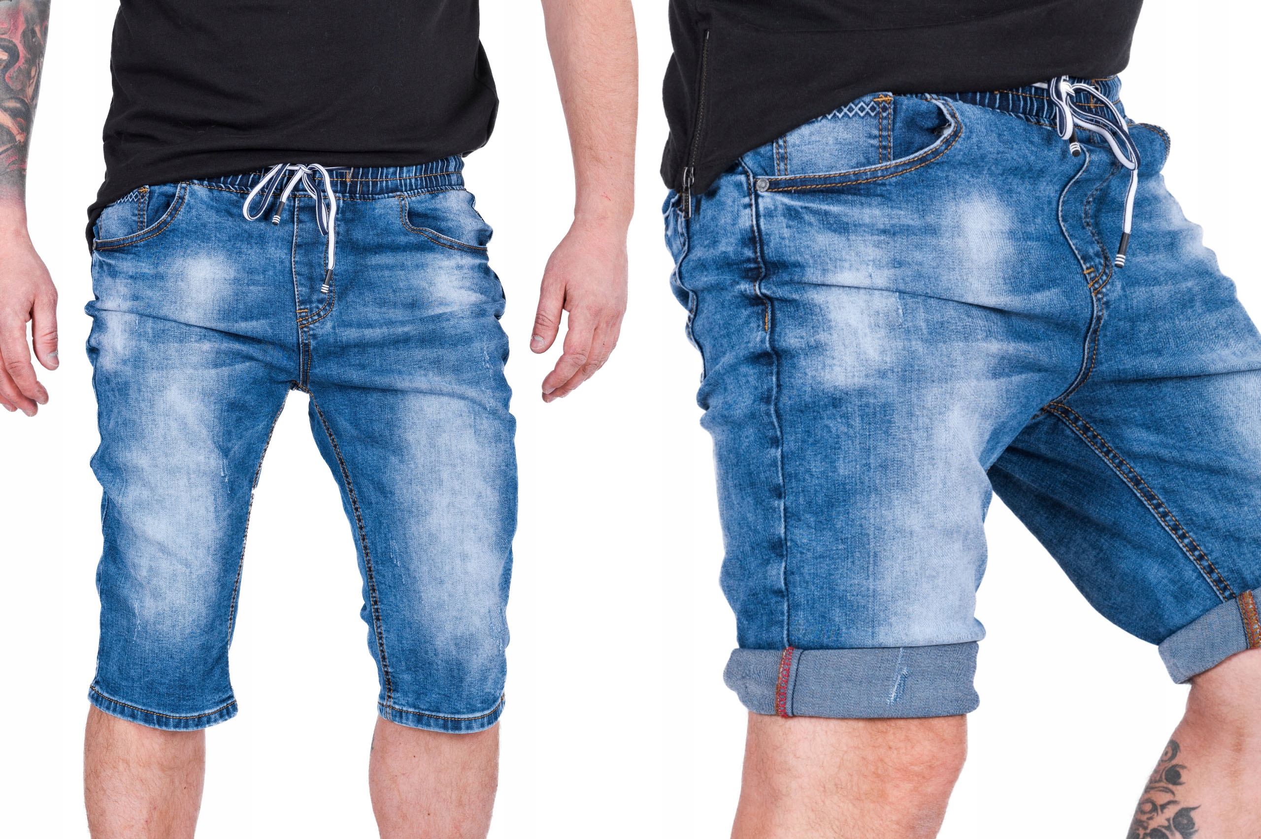 

Pas 86 CM *krótkie Jeansowe Vintage R.32
