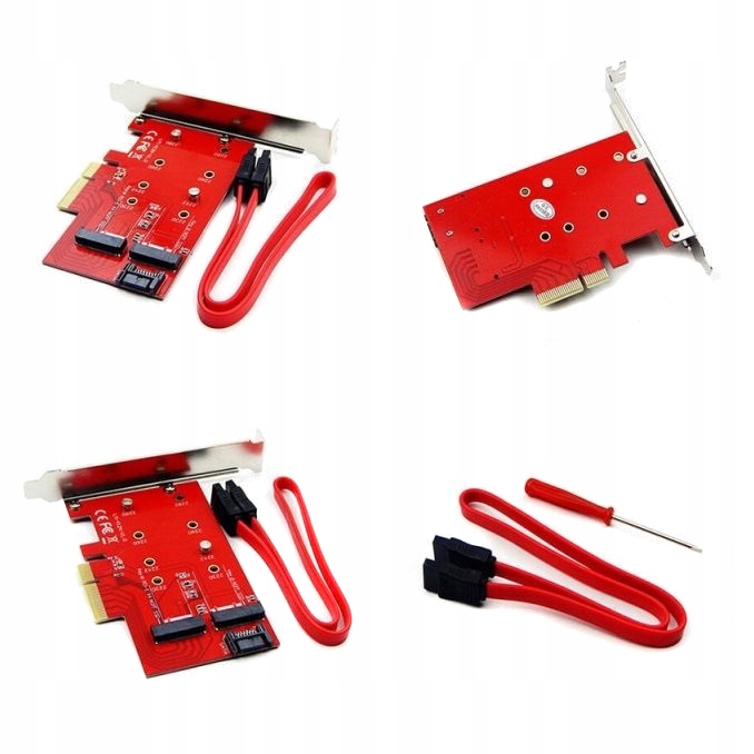 

Adapter M.2 Ngff Key M + B do Pci-e Express x4 Ssd