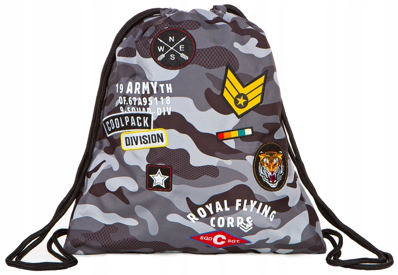 

CoolPack worek szkolny na buty Sprint Camo Black