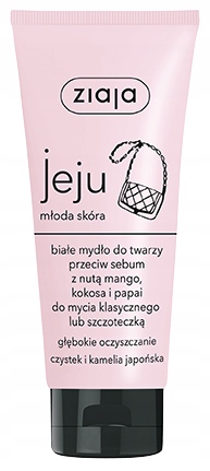 

Ziaja Jeju białe mydło do twarzy przeciw sebum