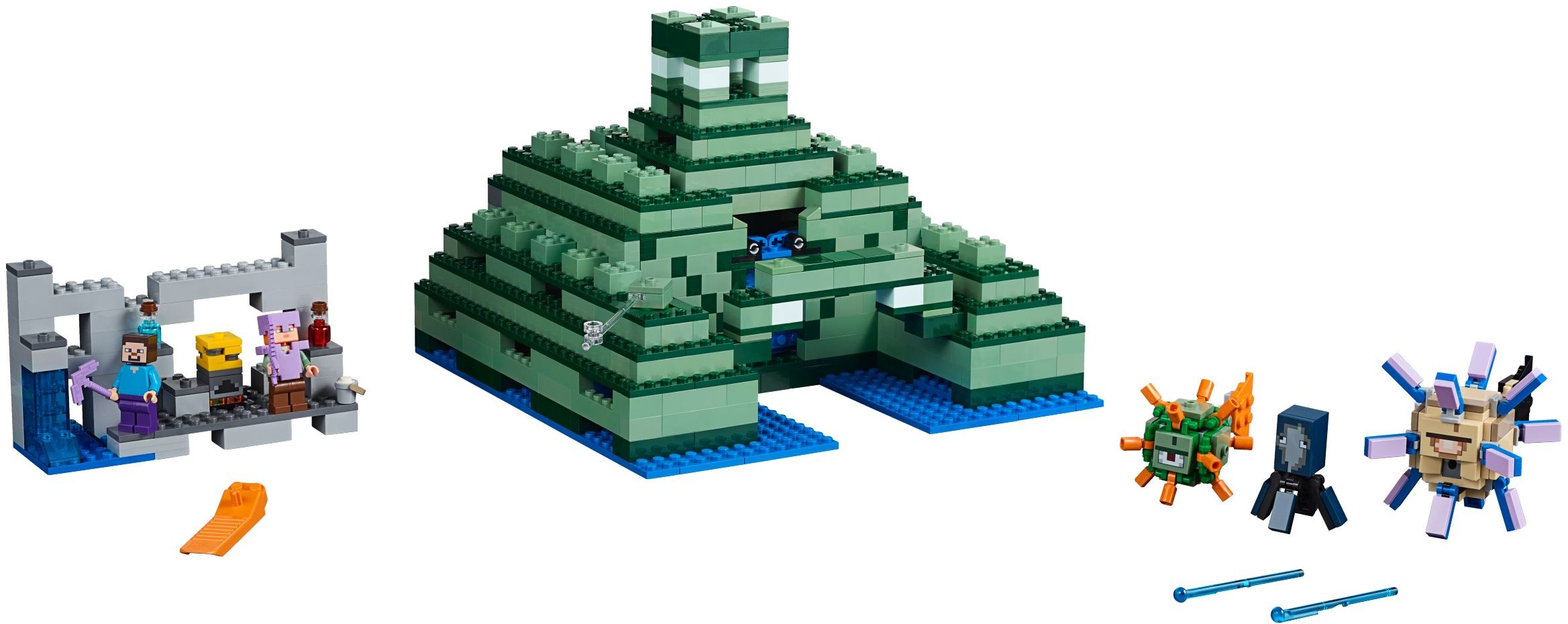 LEGO MINECRAFT 21136 OCEANICZNA PIRAMIDA klocki Marka LEGO