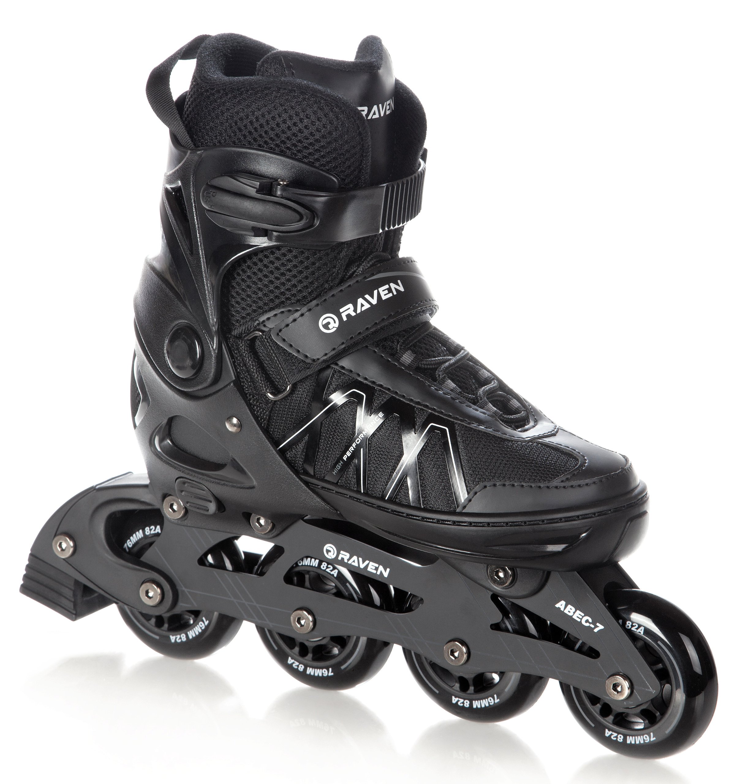 Rolki Regulowane Raven Expert Black 37-40 Kauczuk