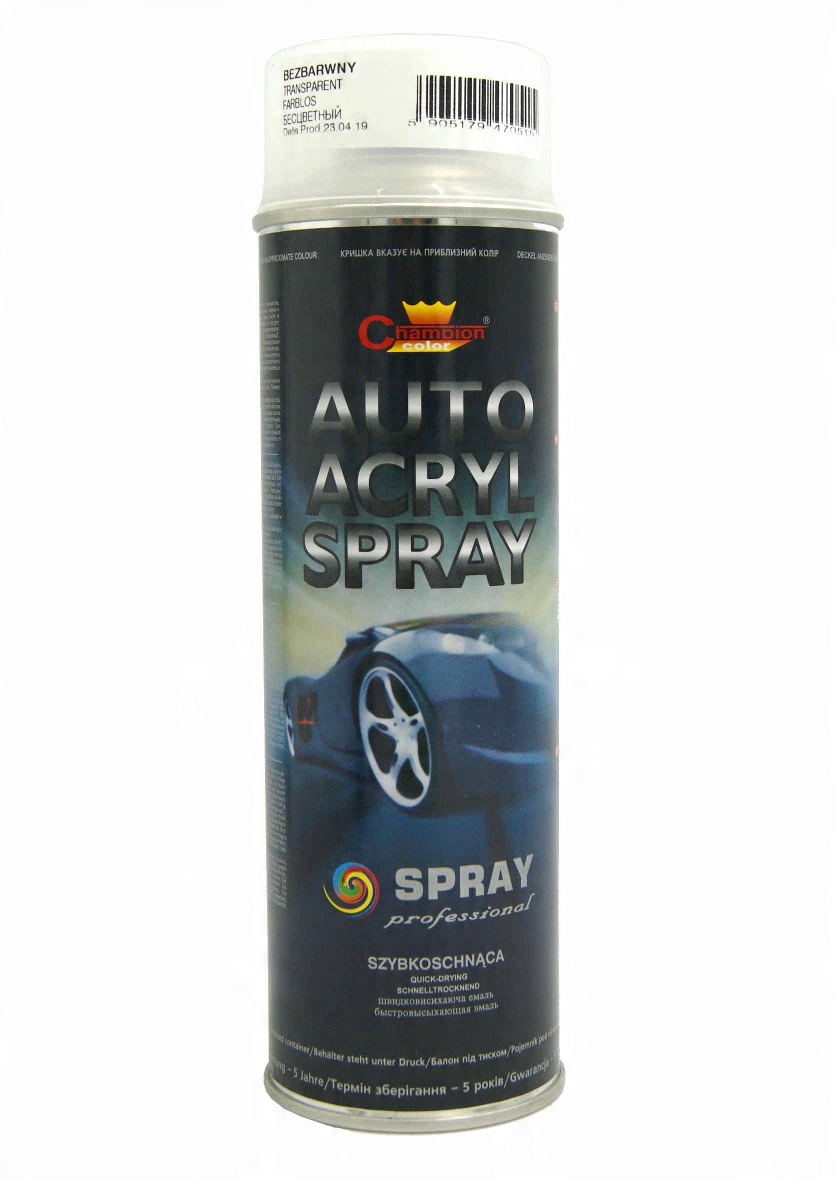 

Champion Lakier Akrylowy Bezbarwny Połysk 500ml