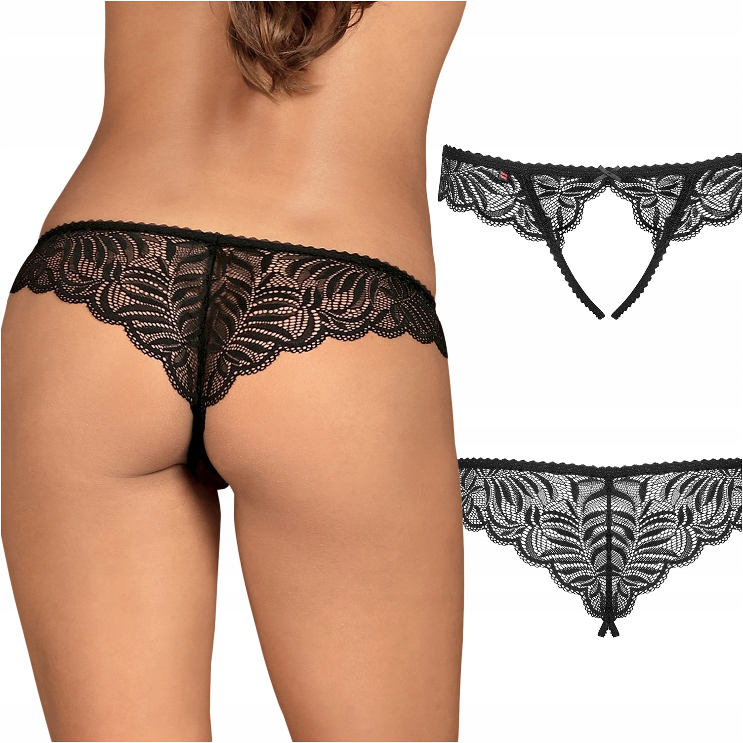

Obsessive Contica stringi otwarte S/m