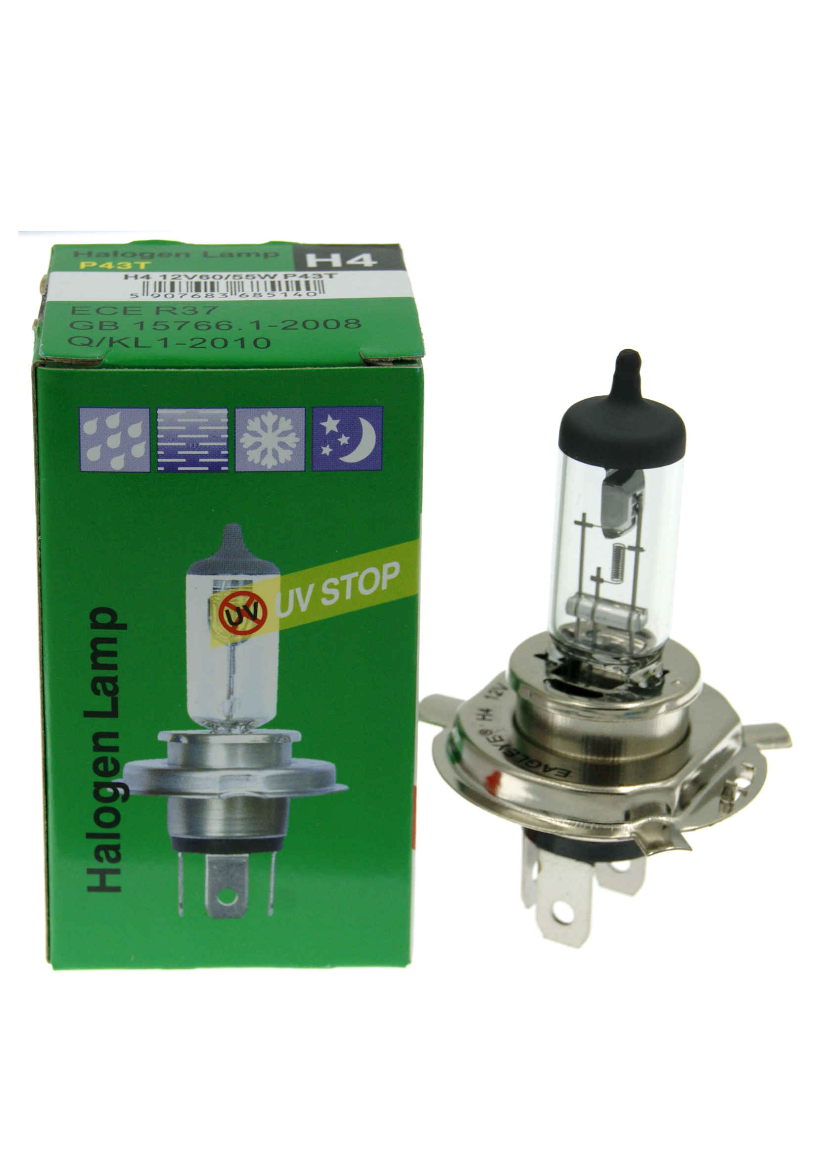 

Żarówka Halogenowa H4 12V 60/55W Eagleye