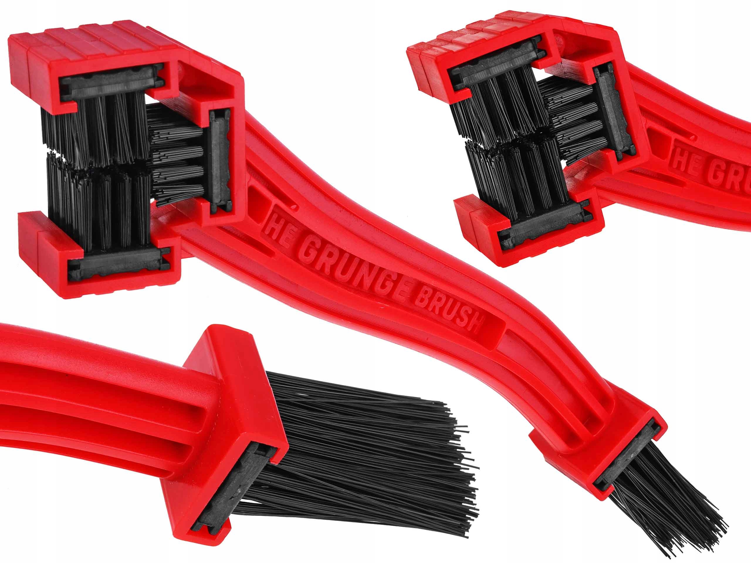 

Szczotka do łańcucha Finish Line Grunge Brush Red