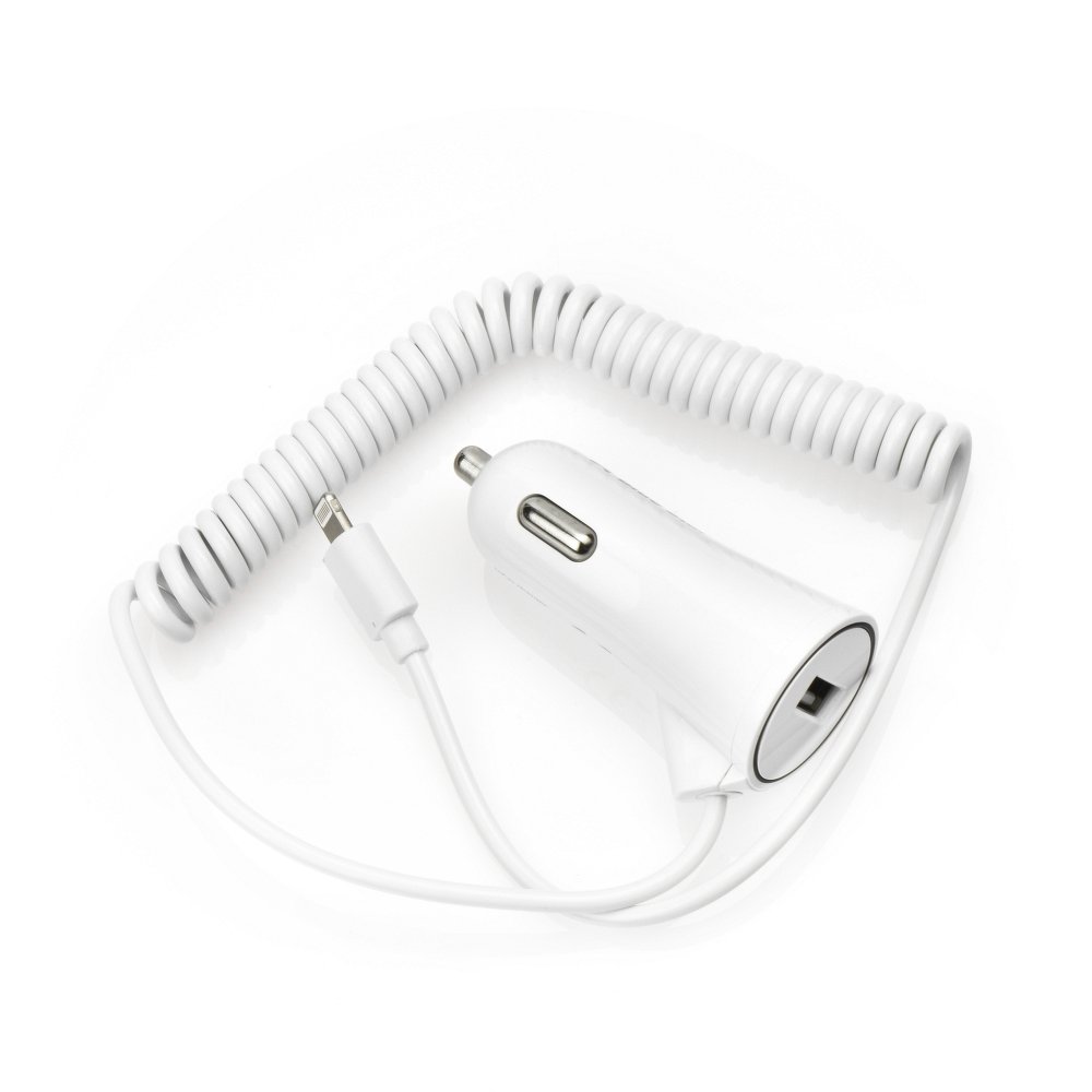 3A Ładowarka samochodowa z kablem Lightning + Port USB do iPhone iPad iPod