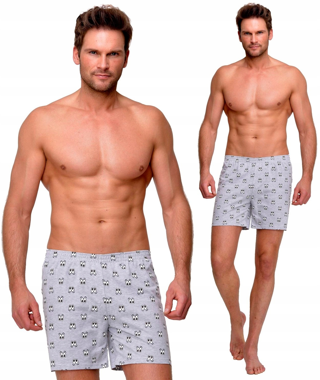 PIŻAMA BAWEŁNIANE KRÓTKIE SPODNIE DO SPANIA XXL