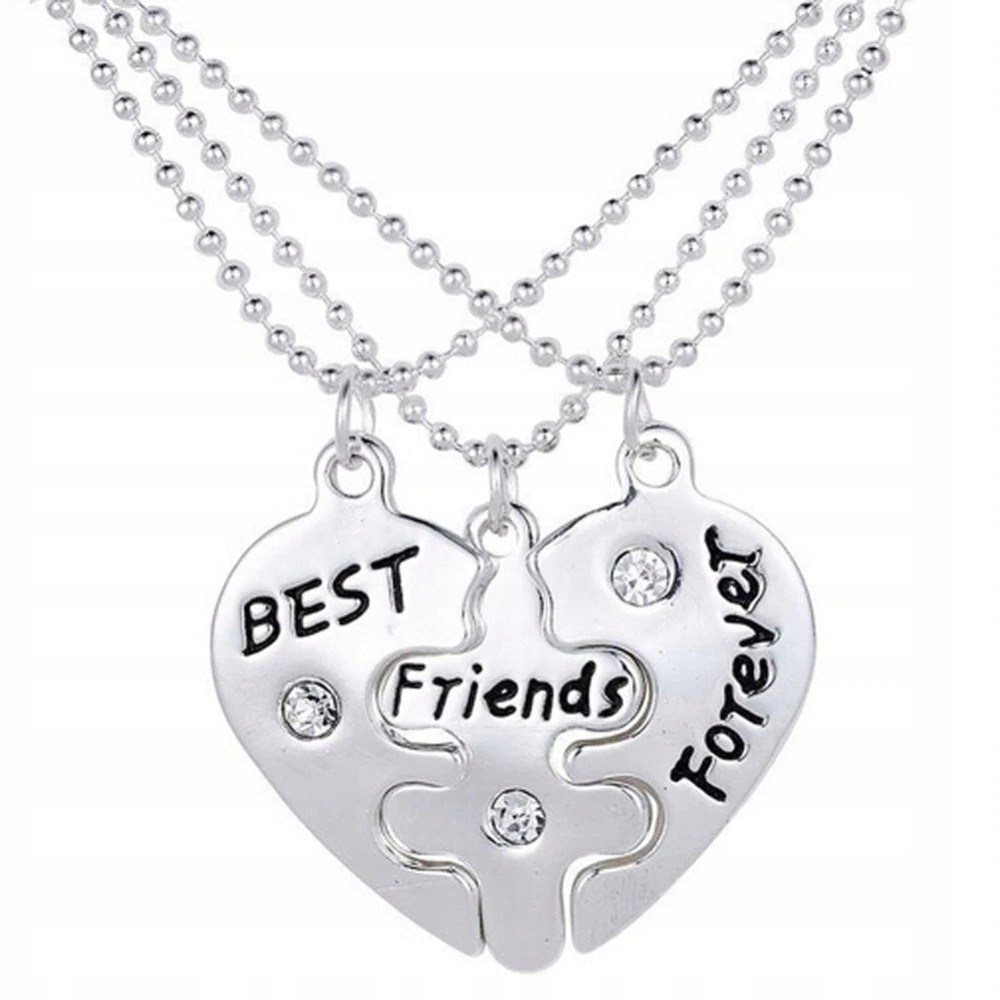 

Naszyjnik Przyjaźni best friends Trzy Naszyjniki 3