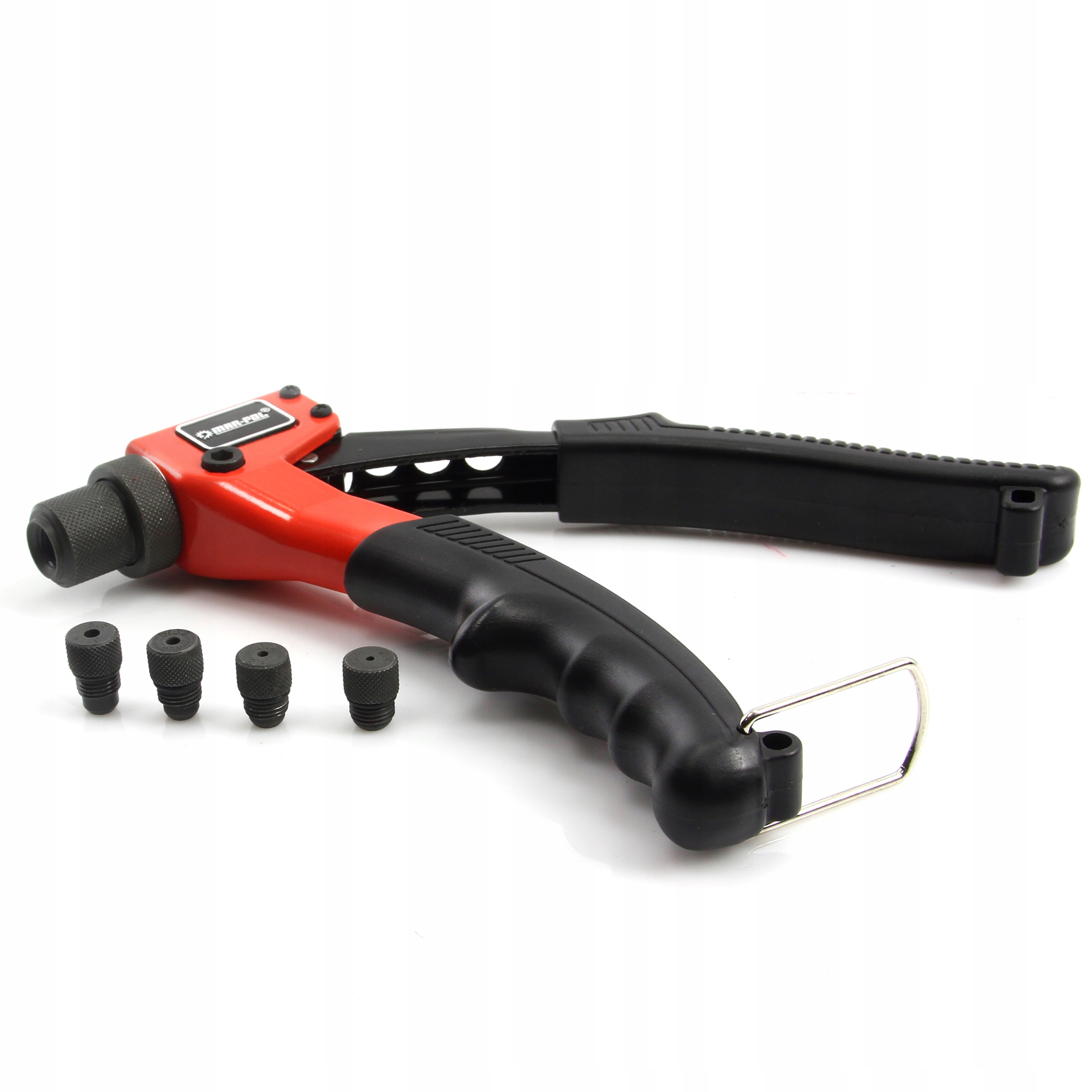 NITOWNICA RĘCZNA PROFESJONALNA 2,4-4,8mm DO NITÓW ZRYWALNYCH 4 KOŃCÓWKI Marka Mar-Pol