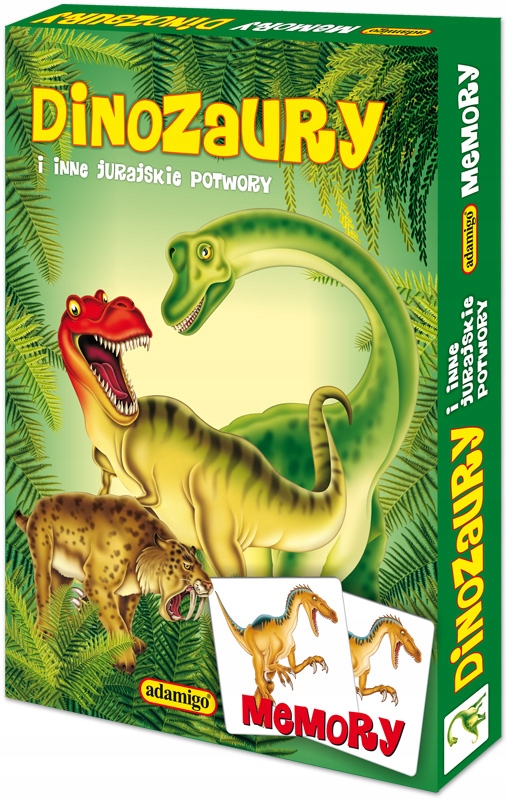 Adamigo Memory Dinozaury