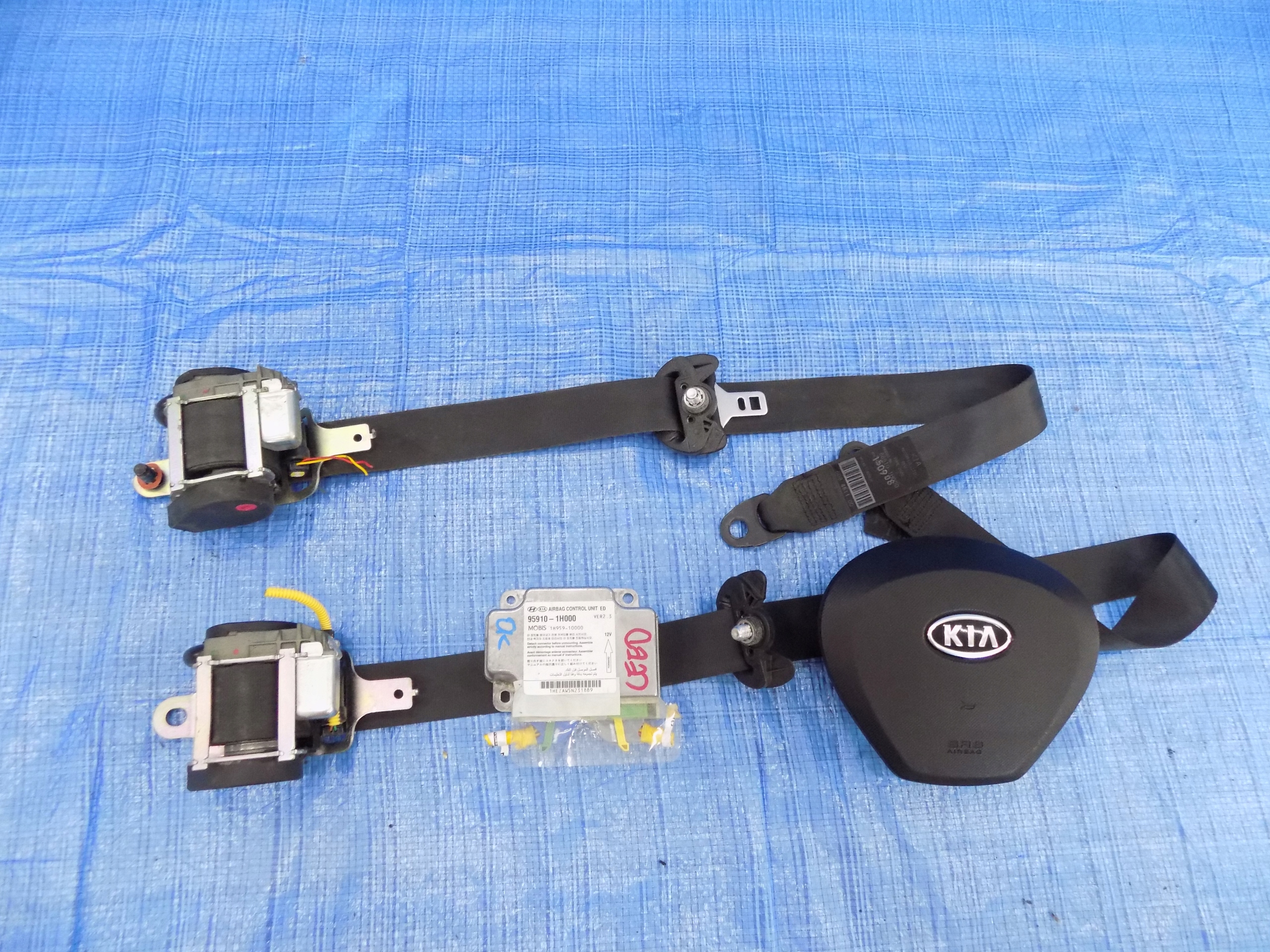 ПОДУШКА РЕМНИ ДАТЧИК KIA CEED 06-09R