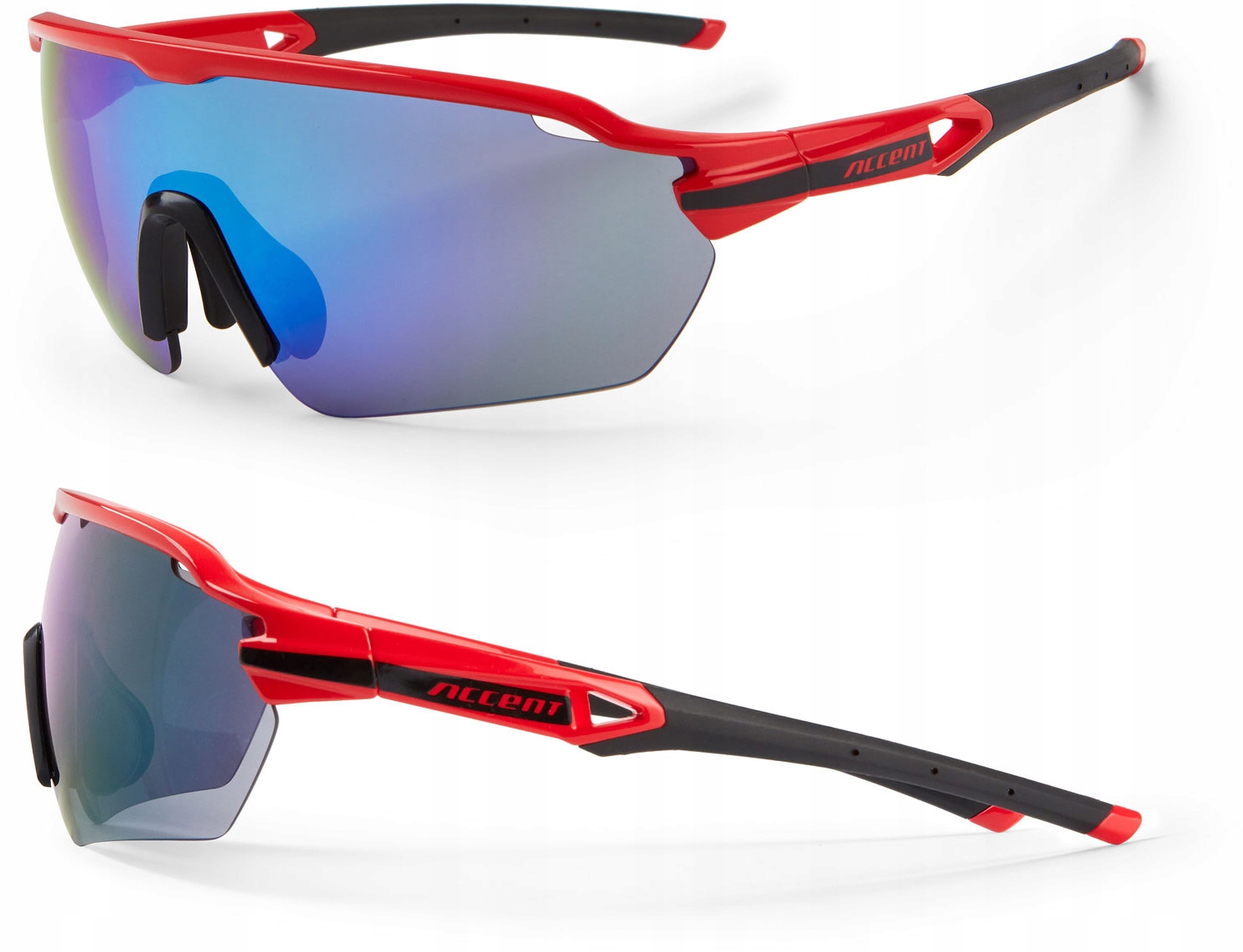 Cyklistické brýle Accent Reflex 2 skla Pouzdro