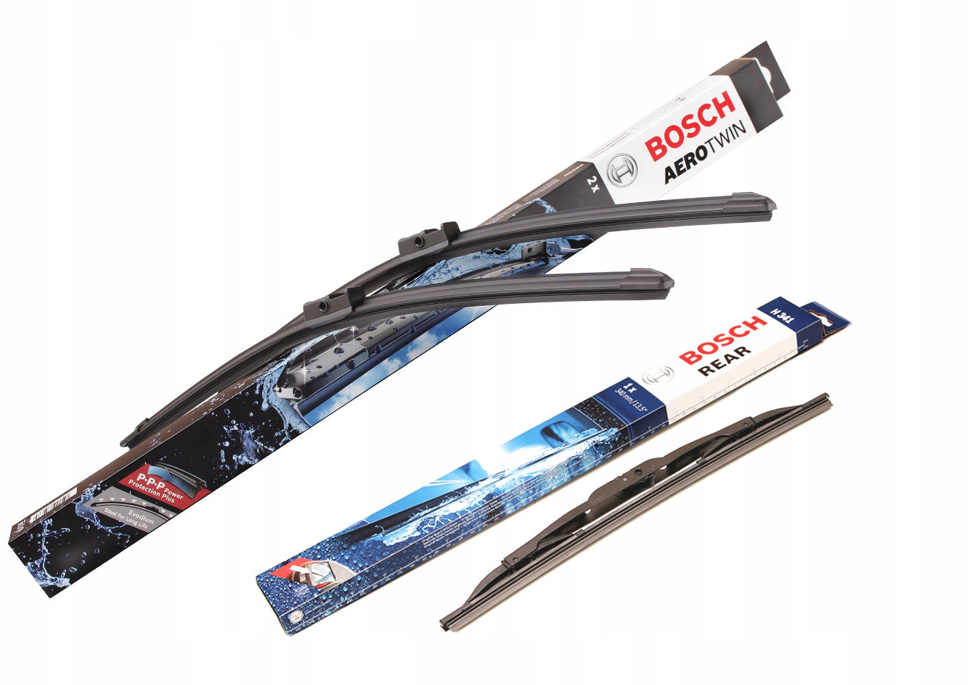 

Wycieraczki Bosch Przód+tył Golf 4 Hatchb. 6.2002-