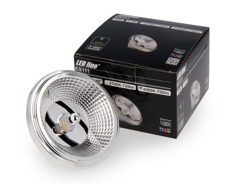 

Żarówka Led LEDline GU10 ES111 12W 45' dzienna