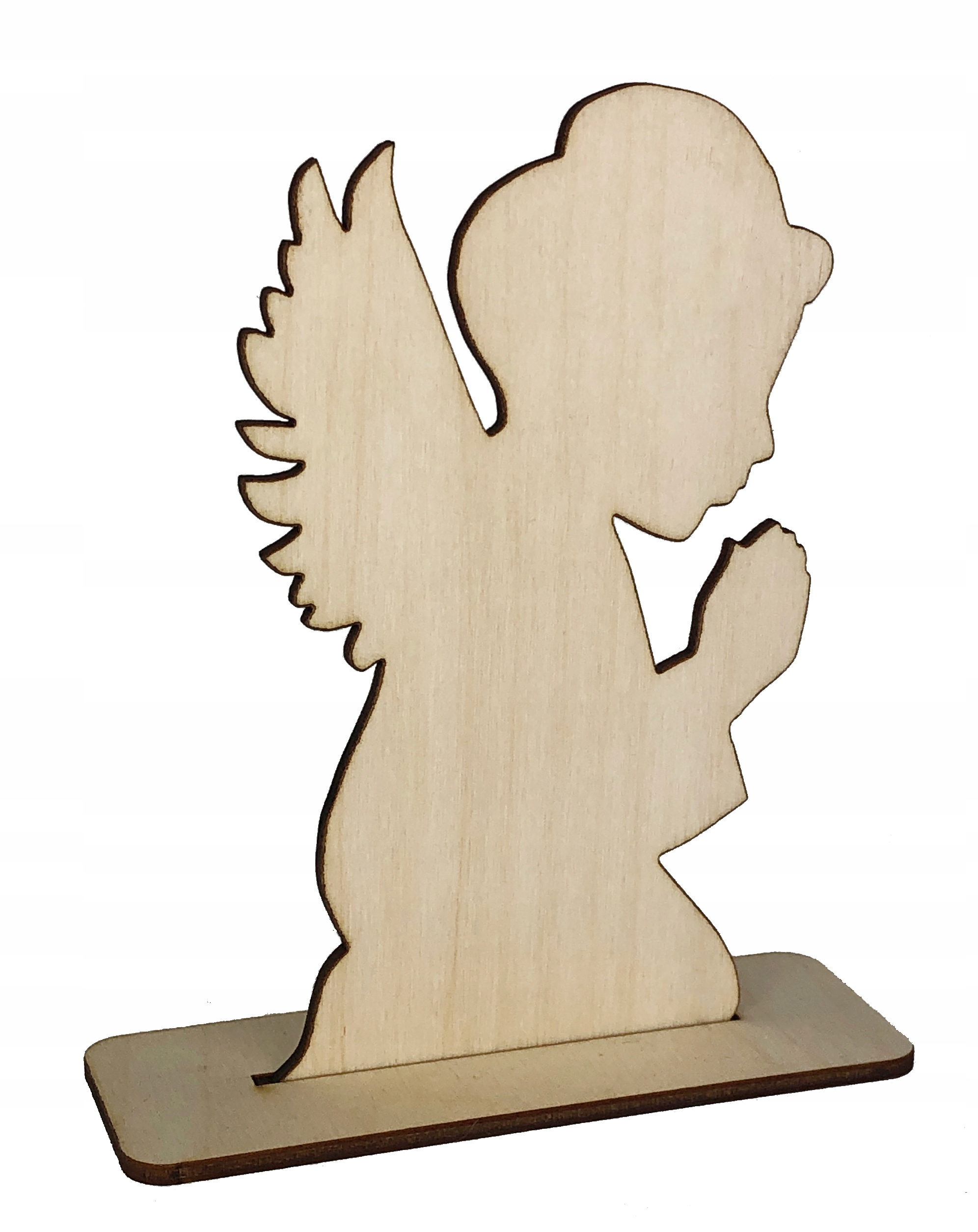 Aniołek drewniany komunia chrzest wielkanoc