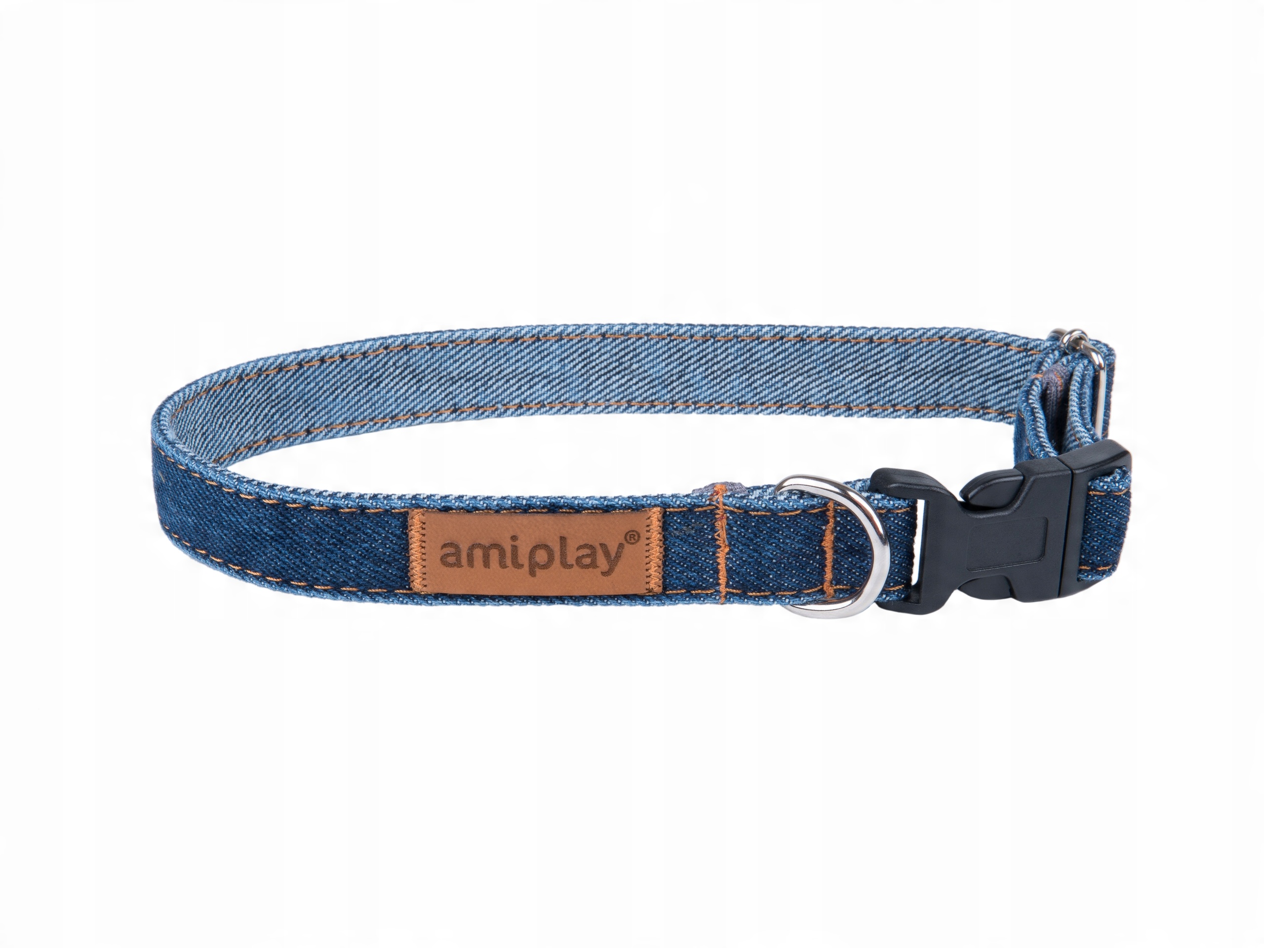 

Amiplay Obroża Denim Regulowana XL 45-70 x 2,5 cm
