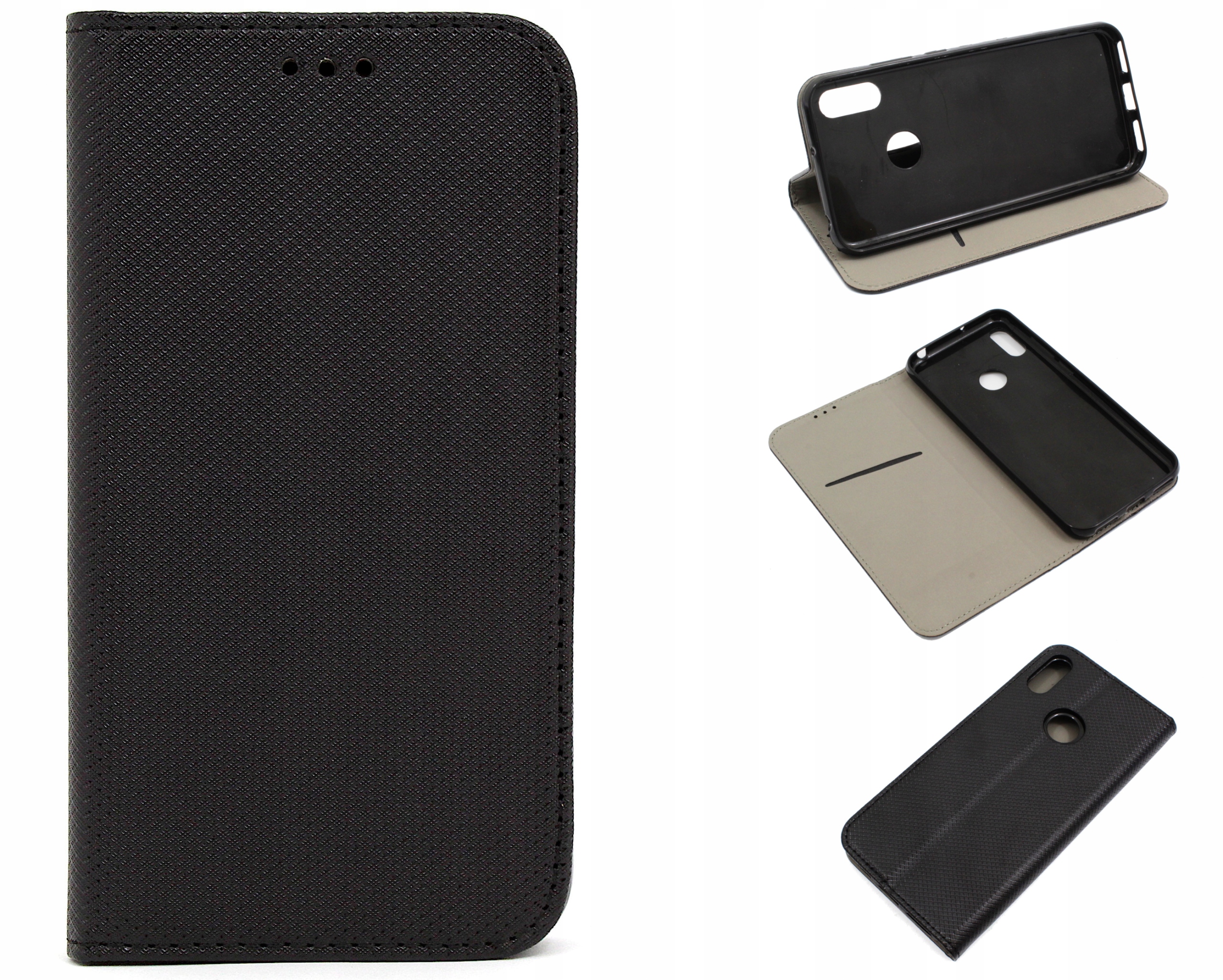 ETUI MAGNET NA BOK do Honor 8A / 8A PRO czarny