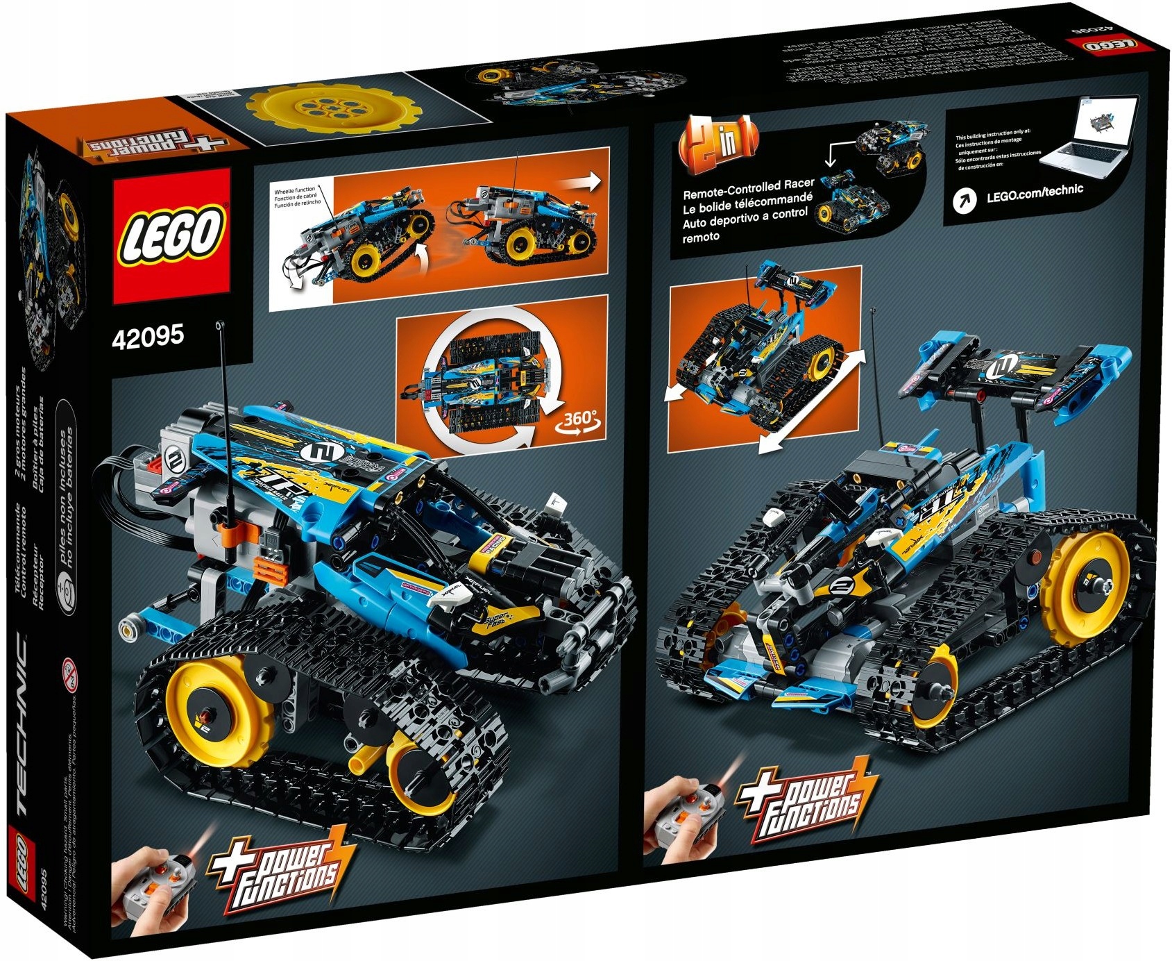 LEGO TECHNIC 42095 ZDALNIE STEROWANE AUTO NA RADIO Bohater brak