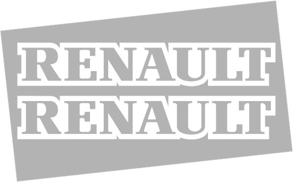 

Naklejki na boczne szyby Renault i inne 36x6 cm