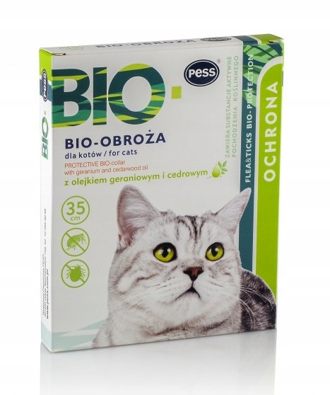 

Pess Bio Obroża Na Pchły Kleszcze Dla Kota 35CM
