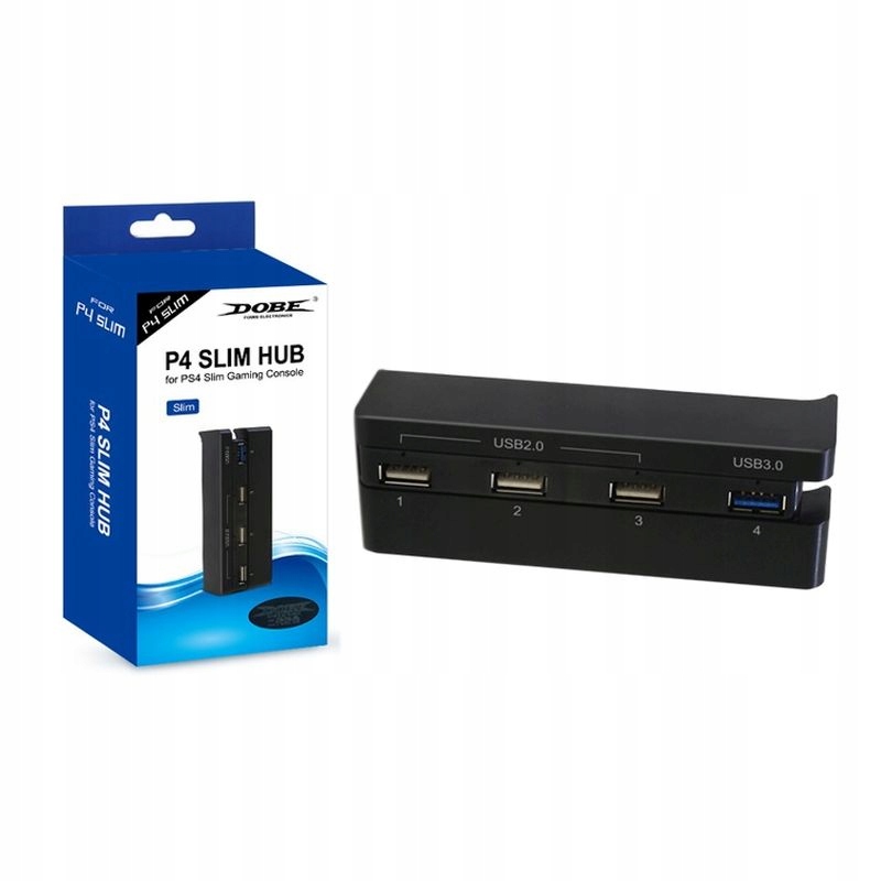 

Hub rozdzielacz 4 Usb 2.0 3.0 Playstation PS4 Slim
