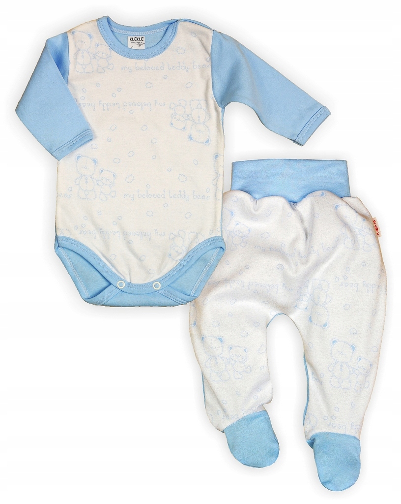 

Komplet Body DŁUGIrękaw +półśpioch 56 Klekle