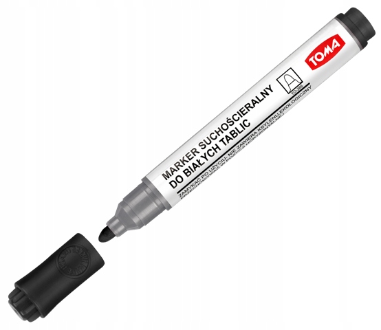 

Marker do białych tablic suchościeralny czarny